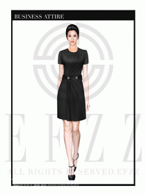 時尚OL女職業(yè)夏裝設(shè)計圖459