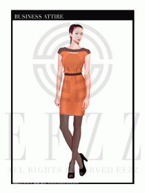 時尚OL女職業(yè)夏裝設(shè)計圖464