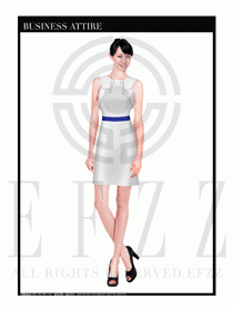 時(shí)尚OL女職業(yè)夏裝設(shè)計(jì)圖463