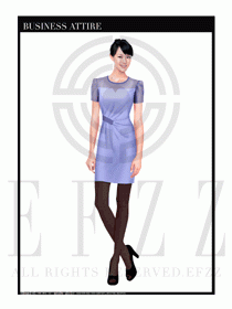 時尚OL女職業(yè)夏裝設(shè)計圖450