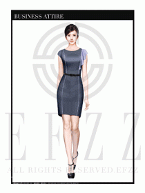 時尚OL女職業(yè)夏裝設(shè)計圖457