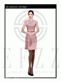 時尚OL女職業(yè)夏裝設(shè)計圖467