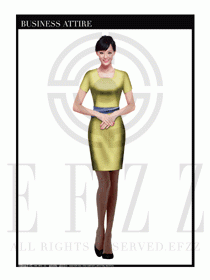 時尚OL女職業(yè)夏裝設(shè)計圖470