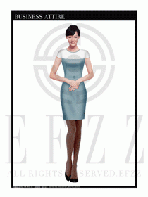 時尚OL女職業(yè)夏裝設計圖473