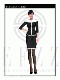 珠寶營業(yè)員職業(yè)裝服務(wù)員制服1389