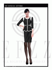 珠寶營業(yè)員職業(yè)裝服務(wù)員制服1388