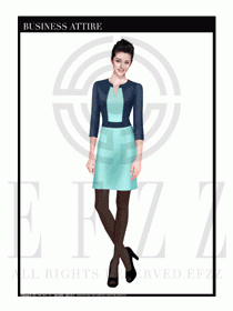 珠寶營業(yè)員職業(yè)裝服務(wù)員制服1406