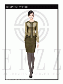 珠寶營業(yè)員職業(yè)裝服務(wù)員制服1396