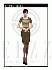 珠寶營(yíng)業(yè)員職業(yè)裝服務(wù)員制服1393