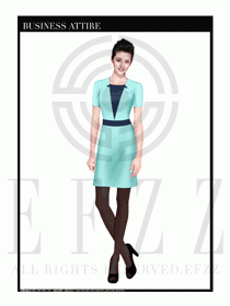 珠寶營業(yè)員職業(yè)裝服務員制服1405