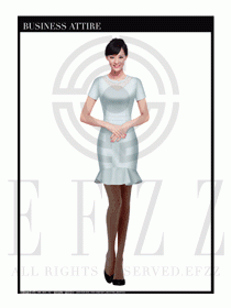 珠寶營業(yè)員職業(yè)裝服務(wù)員制服1423