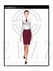 女時(shí)尚職業(yè)裝長(zhǎng)袖襯衫設(shè)計(jì)圖161