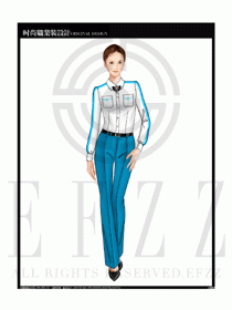 女時尚職業(yè)裝長袖襯衫設(shè)計圖211