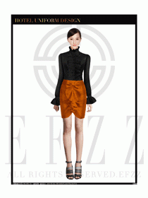 女時尚職業(yè)裝長袖襯衫設(shè)計圖236