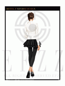 女時尚職業(yè)裝長袖襯衫設計圖241