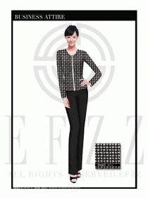 女時尚職業(yè)裝長袖襯衫設(shè)計圖252