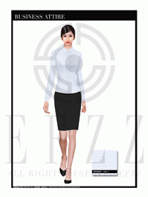 女時(shí)尚職業(yè)裝長(zhǎng)袖襯衫設(shè)計(jì)圖248