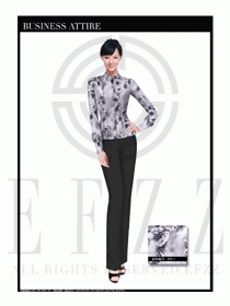 女時(shí)尚職業(yè)裝長(zhǎng)袖襯衫設(shè)計(jì)圖260