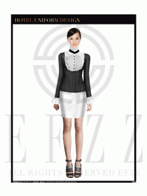 女時尚職業(yè)裝長袖襯衫設(shè)計圖244