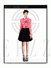 女時尚職業(yè)裝長袖襯衫設(shè)計圖245