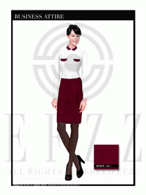 女時(shí)尚職業(yè)裝長(zhǎng)袖襯衫設(shè)計(jì)圖276