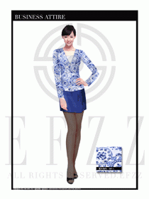時尚OL女職業(yè)裝夏裝設(shè)計圖482