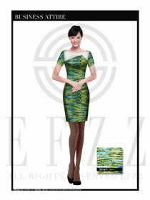 時尚OL女職業(yè)裝夏裝設計圖488