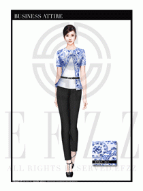 時(shí)尚OL女職業(yè)裝夏裝設(shè)計(jì)圖484