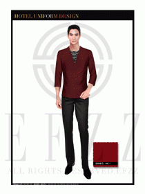 SPA會所服務(wù)生制服設(shè)計圖474