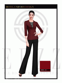 SPA會所服務生制服設計圖475