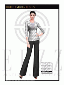 SPA會所服務(wù)生制服設(shè)計圖488