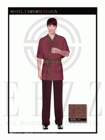 SPA會(huì)所服務(wù)生制服設(shè)計(jì)圖478