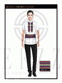 SPA會(huì)所服務(wù)生制服設(shè)計(jì)圖506