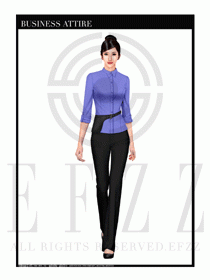 SPA會所服務(wù)生制服設(shè)計圖523