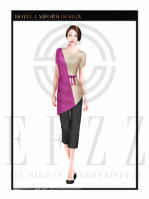 按摩技師美容師工作制服1267