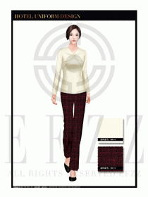 按摩技師美容師工作制服1290