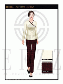 按摩技師美容師工作制服1293