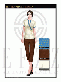 按摩技師美容師工作制服1317