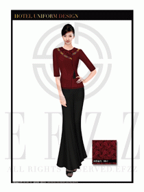 酒店民族特色制服設(shè)計(jì)圖139
