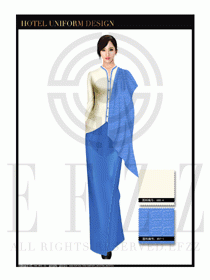 酒店制服西餐咨客服裝設(shè)計(jì)圖496