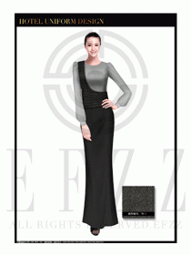 酒店制服西餐咨客服裝設(shè)計圖499