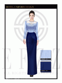 酒店制服西餐咨客服裝設計圖506
