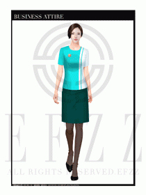 時尚促銷服務(wù)員服裝設(shè)計圖969