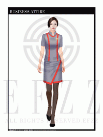 時(shí)尚促銷(xiāo)服務(wù)員服裝設(shè)計(jì)圖994