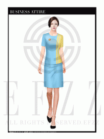 時尚促銷服務(wù)員服裝設(shè)計圖997