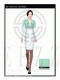 時尚OL女職業(yè)裝夏裝設(shè)計圖500