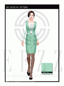 時(shí)尚OL女職業(yè)裝夏裝設(shè)計(jì)圖499