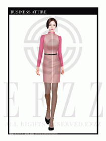 時尚OL女職業(yè)裝夏裝設(shè)計圖505