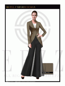 酒店制服西餐咨客服裝設(shè)計圖520