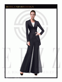 酒店制服西餐咨客服裝設計圖519